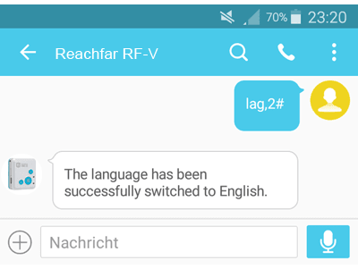 Sprache auf Englisch umstellen Sprache auf Englisch umstellen