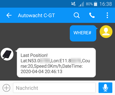 SMS Ortung SMS Ortung