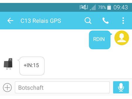 GPS Tracking Intervall auslesen (Sendetakt) 