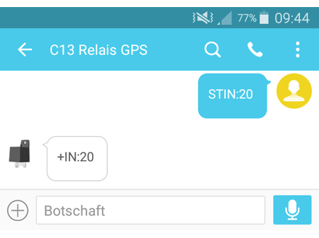 GPS Tracking Intervall speichern (Sendetakt) 
