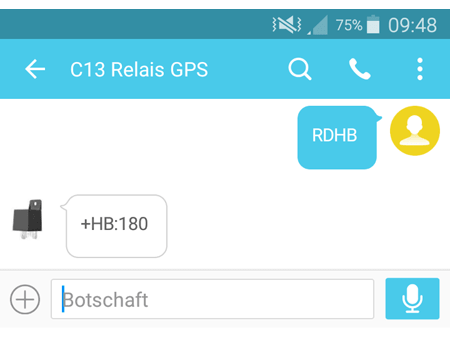 Heartbeat GPS Tracking Pportal Intervall auslesen (Takt / Häufigkeit)