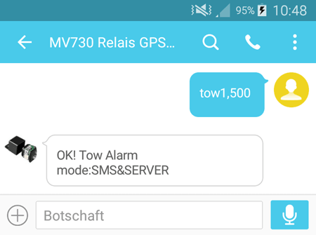 Abschlepp-Meldung