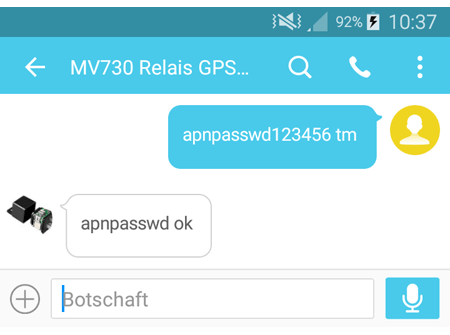 APN Passwort