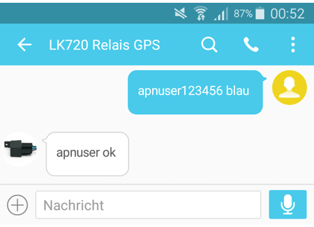 APN Benutzer GPS-Tracker
