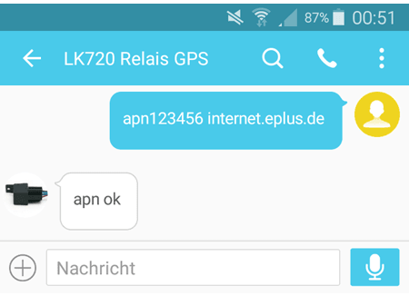 APN Einstellungen GPS-Tracker