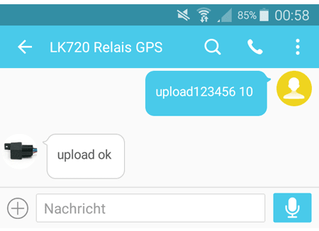Sende-Intervall / Sendetakt GPS-Tracker einstellen