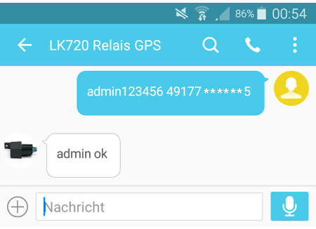 Eigene Admin Nummer  - deine Rufnummer autorisieren