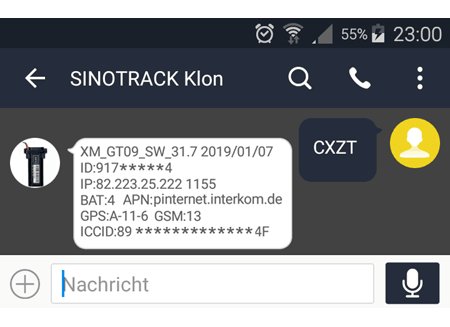 Einstellungen auslesen (Diagnose)