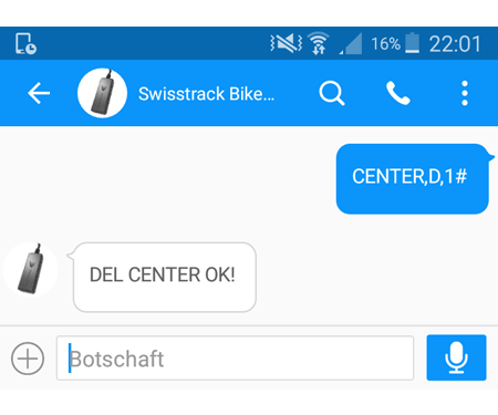 Admin Nummer löschen Admin Nummer löschen