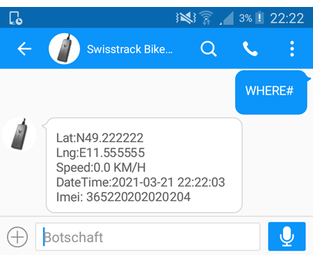 SMS Ortung SMS Ortung