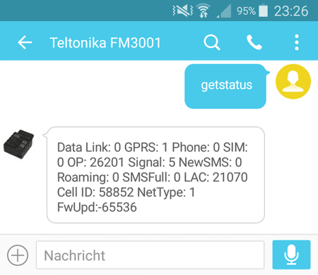 Status Abfrage