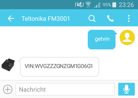 VIN / FIN abfragen