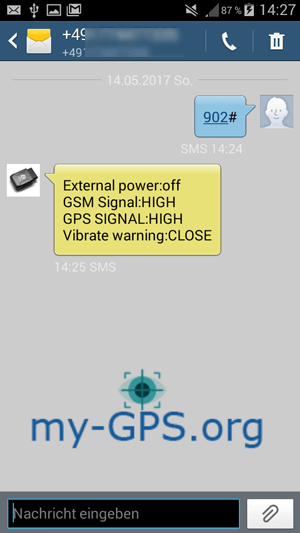 GPS-Tracker Status abfragen