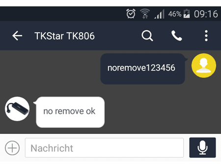 Alarm bei Trennen der externen Stromversorgung (Power Cut Alarm) abschalten