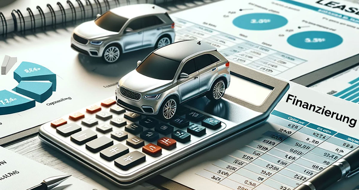 Rechenbeispiel Firmenwagen Taschenrechner Leasing Finanzierung Kauf