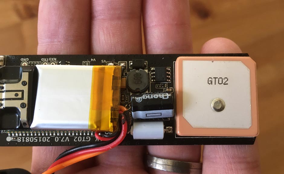 GPS Tracker Bauteile Komponenten