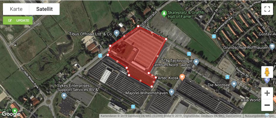 GPS Überwachung Geozaun Digitaler Zaun Grundstück Firmengelände Alarm Verlassen