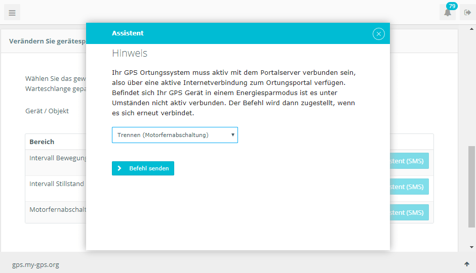 Motor per GPS-Tracker-Fernsteuerung unterbrechen (Motor-Fernabschaltung, Zündunterbrechung)