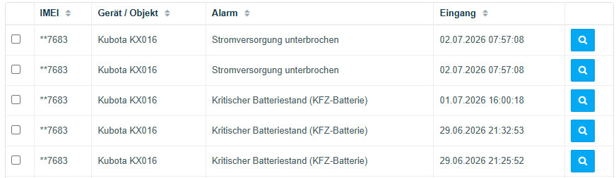 Alarm KFZ Batterie Spannung &Uuml;berwachung OBD GPS Tracker