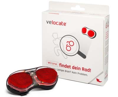 GPS Tracker Rücklicht GPS Ortung Bluetooth Nahortung