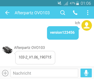 Firmwareversie Firmwareversie