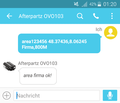 Geofence area monitoring (rond) Geofence area monitoring (rond)