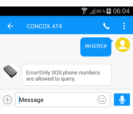 Fout SMS lokaliseren Fout SMS lokaliseren