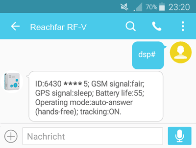 Diagnose, IMEI, Status Diagnose, IMEI, Status