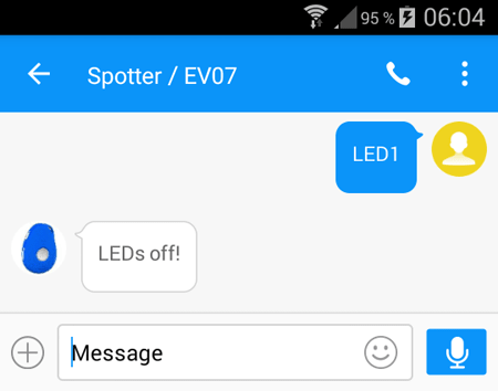 LED uit LED uit