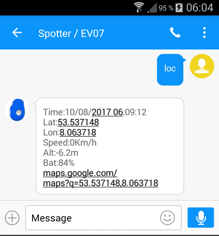 SMS lokalisatie SMS lokalisatie