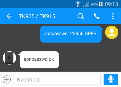 APN-wachtwoord APN-wachtwoord