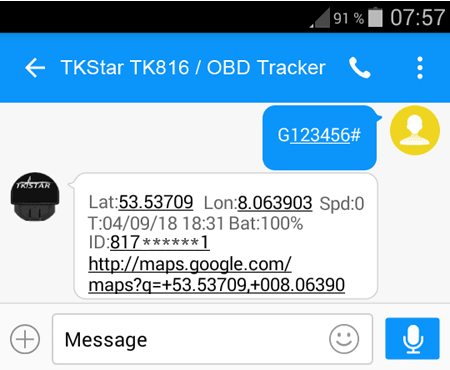 GPS-tracking via SMS GPS-tracking via SMS