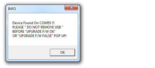 TK5000 Firmware Update Sicherheitshinweis USB TK5000 Firmware Update Sicherheitshinweis USB