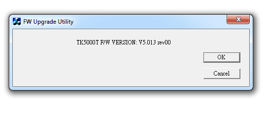TK5000 Firmware Update starten TK5000 Firmware Update starten