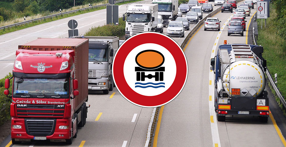 Verkehrszeichen 269 Verbot für Fahrzeuge mit wassergefährdenden Stoffen