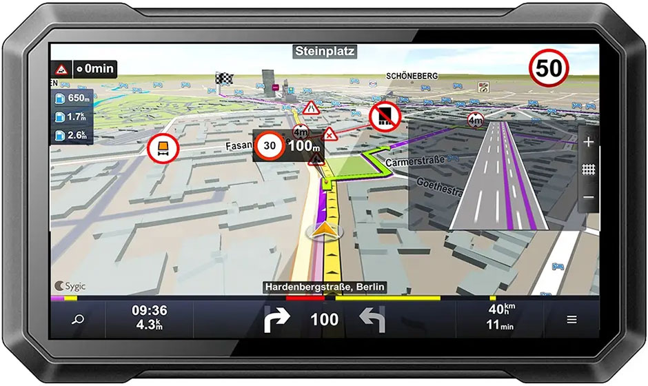 LKW-Navi Display