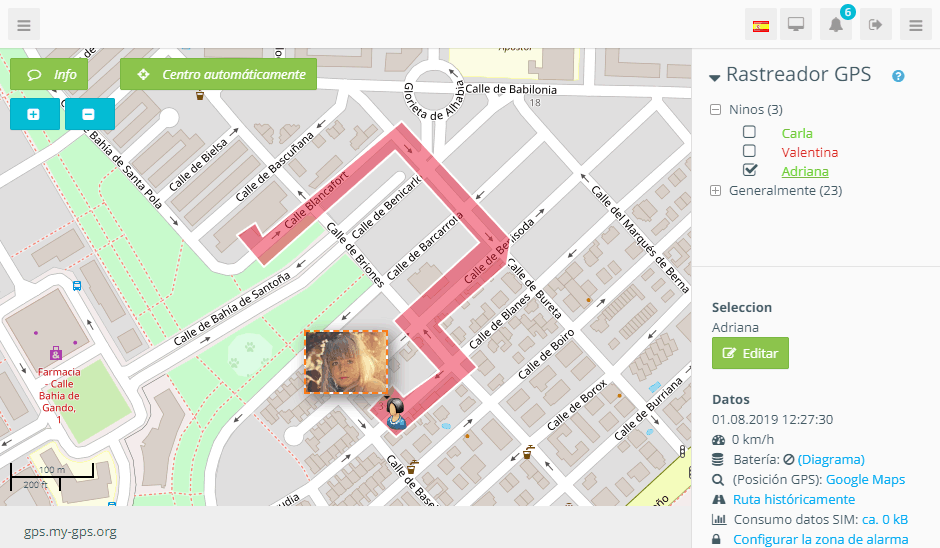 Localizador GPS para ninos en linea Localizador GPS para ninos en línea