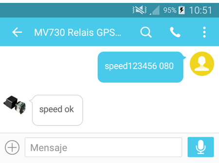 Alarma de velocidad Alarma de velocidad