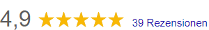 39 positive Google Bewertungen vom 05.05.2024