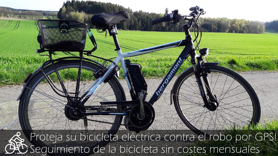 Rastreador GPS para bicicleta elétrica sin costes mensuales, Protección contra robo por rastreador GPS para bicicleta y bicicleta eléctrica - Seguimiento por GPS sin costes mensuales. Rastreador GPS bicicleta elétrica