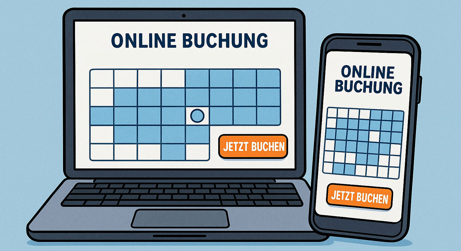 Mobil-optimierte Darstellung Backend Frontend Vermietsoftware