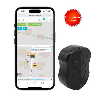 Magnetischer Akku GPS Tracker mit Smartphone und my-GPS Ortungsportal